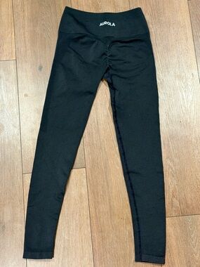 🩶 Aurola Scrunch Butt Seamless Leggings Dark Gray XS Gym Workout